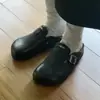 Estilo Unissex! Sapatos Birkenstock de Metal Retrô Verão 2025 Novas Chinelas de Cortiça Fechadas Retrô Sandálias Preguiçosas
