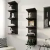 Estante de Pared, Estante para Colgar en Pared sin Taladro para Cocina, Sala de Estar, Dormitorio, Dormitorio Universitario, Estante Recto, Librero, Almacenamiento