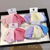 Elástico de Cabelo Infantil Alto Paytail Tendão de Borracha Borda Larga Colorido Simples Sem Cabelo Alta Elasticidade Anel de Toalha Elástico de Cabelo Elástico de Cabelo para Menininhas