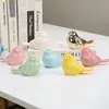 Artesanato Cerâmico Transfronteiriço Nórdico Animal Pássaro Dourado Criativo de Mesa para Casa Decorações Suaves Sala de Estar Pequenos Enfeites