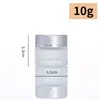 Botella de Crema Esmerilada, Botella de Vidrio para Crema Opaca a la Luz, Botella Dispensadora de Cosméticos, Botella Vacía, Botella de Muestra para Crema de Ojos, Botella de Perfume