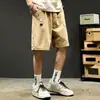 Shorts Jeans de Verão Masculino 2025, Fresco e Estiloso, Soltinho, Estilo Workwear, com Design Casual Retro Japonês