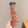 Laços de Cabelo Fofos de Desenho Animado Estilo Coreano com Acabamento de Alta Qualidade, Elásticos de Alta Elasticidade para Crianças, Acessórios de Cabelo Versáteis para Bebês