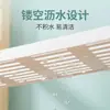 Estante de almacenamiento para baño sin taladro, diseño de drenaje metálico, gran capacidad para organizar artículos de baño