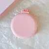 Color Macarrón Plegable Bolsa de Aire Peine Peine Masajeador Espejo Integrado Portátil Mini Peine de Cojín de Aire Peine Pequeño para Niñas