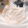 Nuevos Encajes Sin Marca Letras Moda Micro Vientre Ajustado Cadera Labio Encaje Largo Antibacteriano Pantalones de Abajo Bragas para Mujer
