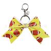 Haochuan 518 colgante para mochila de libros cebolla en polvo brillante lazo llavero arcoíris fútbol fútbol joyería infantil