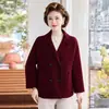 Colección de otoño e invierno transfronteriza: Capas base elegantes, adelgazantes y de talla grande para mamás, 2026 prendas de abrigo versátiles de mediana edad, cálidas y que reducen la edad
