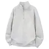 [M-8XL] Nueva sudadera pesada para hombre talla grande 2026, polo de medio cierre para hombre, chaqueta de otoño para hombre