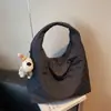 Bolsa Tote Matelassê para Mulheres 2025 Grande Capacidade Bolsa de Ombro Simples Bolsa de Mão Fashion para o Dia a Dia Bolsa de Braço Acolchoada de Algodão