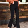 Jeans Negros Micro La para Mujer 2024 Primavera y Otoño Nuevas Explosiones Pantalones de Campana Pequeños para Mujer Otoño e Invierno