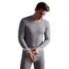 2601 Estilo Algodón Puro 100% Unisex Conjunto de Cuello Alto y Bajo 32 Hilo Alto Térmico Absorbente de Sudor Capa Base