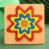 Bloques de Construcción para Niños de Preescolar 2-3-4 Años Bebé Educación Temprana Beneficiando el Desarrollo de la Inteligencia Niños y Niñas Juguetes de Rompecabezas Tridimensional