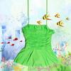 Crianças Swimwear Meninas 'coreano-estilo uma peça princesa saia Baby bonito Swimwear Meninas 'Estudante Hot Spring Swimwear