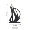 Figuras de Banda de Música Minimalistas Nórdicas Decoraciones para Sala de Estar Hogar Artesanía Creativa para Mueble de TV Gabinete de Vino Adornos Abstractos