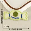 Ventas Directas de Fábrica Galletas de Chocolate Originales de Dibujos Animados Letras Inglesas Accesorios Decorativos DIY para Ropa Pegatinas de Tela para Planchar