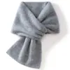 Bufanda de Cachemira para Mujer 100% Cachemira Otoño e Invierno Color Sólido Versátil Cálida Protección contra el Frío Estilo Grueso Color Sólido Bufanda Versátil para el Cuello