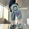 Pantalones Cortos para Niños Ropa de Verano 2026 Nuevo Estilo Pantalones Finos de Mezclilla para Niños Pantalones de Verano para Niños Mayores Pantalones Cortos Casuales para Niños