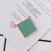 DIY acessórios de jóias atacado outono e inverno Nova liga de couro geométrico pingente de diamante all-match acessórios brincos das mulheres