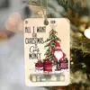 Presente de Natal em 2023 - Papai Noel Carteira de Natal Pingente de Carteira Decorações de Árvore de Natal