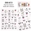 Pegatinas para Uñas de Lazo Lineal, Simples y Versátiles, Pegatinas Versátiles para Uñas de Lazo, Estilo Joyería Dh