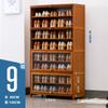 Zapatero Estante de Almacenamiento Hogareño Entrada Gran Capacidad Ahorro de Espacio Ultra Delgado Madera No Maciza Balcón Gabinete de Almacenamiento abatible
