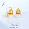 Puzuo Accesorios DIY de Color Fuerte y Duradero Colgante de Calabaza Perla Natural Serpiente Mariposa Pulsera Collar Colgante de Cuenta para Mujeres