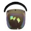 Lente de burbuja para casco de motocicleta lente de tres botones lente de coche de batería casco de coche venta al por mayor disparo único sin envío