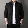 Artículos en stock Comercio exterior AliExpress Otoño/Invierno Nuevo Suéter Casual para Hombre Cuello Alto Holgado Chaqueta de Punto con Cuello Alto para Hombre Moderna