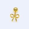 Yiyang transfronterizo Europa y Estados Unidos personalidad lazo amor clavo de hueso de la oreja moda micro incrustado estrellas circonita aretes nueva joyería