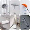 Herramientas de Limpieza Transfronterizas Plumero para Polvo del Hogar Set de Limpieza Plumero de Plumas Extensible Set Combinado para Alturas Limpieza