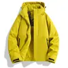 Chaqueta unisex para exteriores, diseño 3 en 1 con capa interior rellena de plumón, adecuada para montañismo, esquí y otras actividades al aire libre; impermeable, cortavientos y proporciona calor