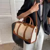 Bolsa de Viaje para Distancias Cortas, Bolso Tote Cruzado de un Solo Hombro Sencillo y Elegante, Bolsa de Lona de Gran Capacidad para Viajes Diarios, Bolsa de Fitness para Mujer