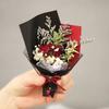 Mini ramo de gipsófila para bebé, hecho a mano, mini rosa de flores secas, flor eterna, regalo DIY, decoración de regalo de mano