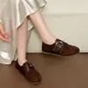 Mocasines Mary Jane, diseño de plataforma interior 2026, zapatos planos versátiles para mujer, piel suave, suela plana, nueva colección de otoño para mujer