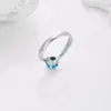 Anillo de Acero Inoxidable para Mujer, No se Desvanece, Lujo Ligero, Anillo de Ópalo de Gama Alta, Personalizado con Muestras, Gran Cantidad, Precio Excelente, Fabricante de Origen