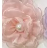 10.5cm Hada Coreana Super Perla Hecho a Mano Flor Tridimensional Decoración Infantil DIY Accesorios para el Cabello Versátiles Flor para Zapatos Flor para Bolsos