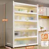 Nuevo Estante de Almacenamiento para Cocina, Gabinete de Almacenamiento de Múltiples Niveles de Pie, Multifuncional para Horno de Microondas, Aparador, Alacena, Gabinete de Almacenamiento