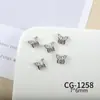 Joias para Nail Art da Nova Série Borboleta, Zircônia Brilhante de Luxo Acessível Borboleta Vazada Cor White K Acessórios de Unha Usáveis