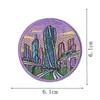 Parches de Monumentos de Ciudades del Mundo en Stock para Venta al por Mayor, Exclusivamente para Suministro Transfronterizo, Parches Bordados Termoadhesivos, Insignias Decorativas de Viaje para DIY