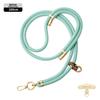 Cordão Original para Celular Longo 8mm Mosquetão de Montanhismo Transversal Ajustável Outdoor Elegante Dourado Escalada Corda Trançada