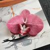 Filme de simulação Phalaenopsis Flower Head Simulation Flower Bag Acessórios Headwear Hairpin Flower DIY Handmade Wedding Ceremony Decoration