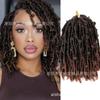 Europeu e Americano Cross-border Borboleta Crochê Dirty Braid Peruca Borboleta Locs Crochet Cabelo