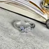 Estilo Dulce Fresco Mariposa Esmalte Goteo Zirconia Súper Brillante Anillo Abierto Lujo Ligero Gama Alta Diseño de Nicho Personalizado Anillo Versátil