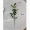 Hojas de Eucalipto Simuladas Rama Única Accesorios para Arreglos Florales DIY Decoración Plantas Simuladas Decoración de Bodas Flores Artificiales Hoja de Eucalipto Hogar
