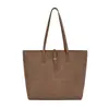 2026 Nueva Bolsa Tote de Gran Capacidad Color Sólido Bolso de Hombro Único Moderno Atmosférico Bolso de Mano Cruzado Bolso de Nicho para Mujer