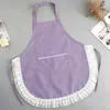 Delantal Impermeable de Cuello Halter con Logo Impreso, Adecuado para Uso en Cocina, Cocina Casera, Ropa de Trabajo para Adultos, Publicidad y Delantal de Cintura a la Moda