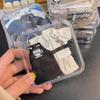 Caja de Almacenamiento de Ropa para Muñecas de Algodón Barbie Transparente Portátil Pequeña Caja de Almacenamiento para Faldas Caja de Almacenamiento para Muñecas BJD
