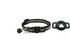 Nuevo Collar Reflectante para Gato con Airtag y Cascabel, Collar con Cubierta de Silicona Localizador, Collar Ajustable para Gato