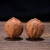 Juego de Cuatro Piezas de Adornos Premium de Nogal Hechos a Mano con Patrón de Kirin, Sombrero Oficial y Diseños de Cabeza de León para Manipular y Jugar con Nueces Antiguas